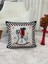 Açık Gri Renk At Desenli Kırlent Kılıfı 45X45 3