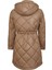 Kapüşonlu Bej Şişme Mont 4