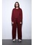 Bordo Basic Kadın Sweatshirt 2
