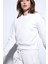 Ekru Basic Kadın Sweatshirt 3