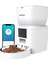 QQ023 Akıllı Kedi Köpek Mama Kabı, Tuya App-Wifi Uzaktan Kontrol, 4lt Hazne, Metal Kase 1