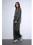 Haki Basic Kadın Sweatshirt 2