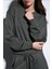Haki Basic Kadın Sweatshirt 3