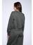Haki Basic Kadın Sweatshirt 4