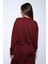 Bordo Basic Kadın Sweatshirt 4