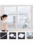 75 x 125 cm + 4 mt Cırt Bant Kesilebilir Hazır Pencere Tül Sineklik Pratik Tak Çıkar (4887) 1
