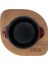 Döküm Yuvarlak Sufle / Sos Kabı ve Ahşap Altlığı. Çap(Ø)8cm.-Bordo 3