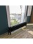 Grande Lux Alüminyum Yatay Radyatör 300x960 mm 15 Dilim | 1019 W Yüksek Isıl Güç | Dokulu Siyah 1