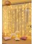 Lw-7 300 Ledli 10 Sarkıt Perde LED Işık, 8 Modlu Uzaktan Kumandalı, 3x3 Metre Telli LED 2