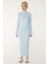 Triko Elbise Bebe Mavi - 27754-BEBE-MAVI 2