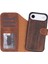 Bloomcase Magic Wallet Mahogany Saddle Hakiki Deri iPhone 17 Air(6.5") Cüzdanlı Telefon Kılıfı 1