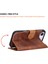 Bloomcase Magic Wallet Mahogany Saddle Hakiki Deri iPhone 17 Air(6.5") Cüzdanlı Telefon Kılıfı 4
