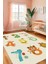 Eğlenceli Rakam Desenli Çocuk Halısı Dijital Baskılı Dokuma Kaymaz Tabanlı Yıkanabilir Pati Dostu Antialerjik Çocuk Odası Halısı 2