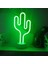 Kaktüs Yeşil Neo Işıklı Gece Lambası 1