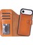 Bloomcase Magic Wallet Urban Tan Hakiki Deri iPhone 17 Air(6.5") Cüzdanlı Telefon Kılıfı 1