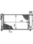 CR612000S - Radyatör P106 Iı 96 Saxo 96-03 1.1-1.4-1.6 Ac Mek 532×322X23 1