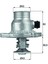 TM11105 - Termostat 105 Bmw E38 E39 M60 62 1