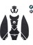 BMW S1000RR 2023-2025 ile Uyumlu Full Depo Koruma 6D Karbon Tank Pad 2