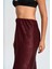 Eubah Kırışık Uzun Bordo Saten Etek 7