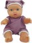 Kıyafetli Et Bebek 35 cm - LMN208 - Mor 1