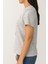 Unisex Çizgi Desenli Bisiklet Yaka Tişört 6
