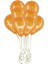 Metalik Açık Turuncu Balon 10'lu M123 1