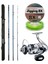 Yekoutdoor Profesyonel Olta Seti Okuma Surfliner+ Surf 420CM 3 Parça Olta Kamışı&shimano Makina Saragosa 8000 Sw A Hg 1