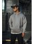Üç Iplik Penye Kapşonlu Basic Sweatshirt Kanguru Cepli Içi Pamuklu Trend Ürün 1