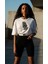 Kadın Oversize Baskılı Kısa Kollu Bisiklet Yaka T-Shirt – Premium Penye Süprem 1