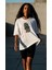 Kadın Oversize Baskılı Kısa Kollu Bisiklet Yaka T-Shirt – Premium Penye Süprem 3