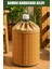 Pinterest Stil Bambu Hasır Damacana Kılıfı Doğal Bambu Stil Su Sebili Örtüsü 1