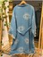 Müslin Kimono %100 Pamuklu Göz Desenli Jakarlı Bornoz Kaftan Sabahlık 1