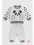 Panda Desenli Çocuk Eşofman & Pijama Takımı Erkek Çocuk Rahat Günlük ve Uyku Giyim 5