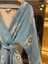Müslin Kimono %100 Pamuklu Göz Desenli Jakarlı Bornoz Kaftan Sabahlık 8