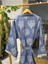 Müslin Kimono %100 Pamuklu Mercan Desenli Bornoz Kaftan Sabahlık 7
