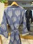 Müslin Kimono %100 Pamuklu Mercan Desenli Bornoz Kaftan Sabahlık 8