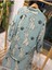 Müslin Kimono %100 Pamuklu Dalmaçyalı Desenli Jakarlı Bornoz Kaftan Sabahlık 5