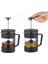 Siyah Cam French Press 420 ml 2