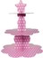 Mini Party Store Pembe Puantiyeli Kek Standı 1
