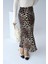 Midi Saten Etek - Leopar 1