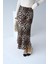 Midi Saten Etek - Leopar 6