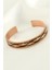 Bestonly Oval Desenli Bakır Kelepçe Bileklik-Bronz 1