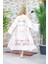 Müslin Kimono %100 Pamuklu Frida Desenli Jakarlı Bornoz Kaftan Sabahlık 2