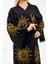 Müslin Kimono %100 Pamuklu Güneş Baskılı Desenli Bornoz Kaftan Sabahlık 4