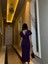 Viola Inci Detay Elbise Mor 582167 2