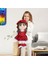 Mira Peluş Bez Bebek 45CM Kırmızı 2