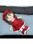 Mira Peluş Bez Bebek 45CM Kırmızı 3