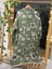 Müslin Kimono %100 Pamuklu Çiçek Desenli Jakarlı Bornoz Kaftan Sabahlık 1