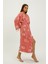 Müslin Kimono %100 Pamuklu Göz Desenli Bornoz Kaftan Sabahlık 5
