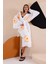 Müslin Kimono %100 Pamuklu Göz Baskılı Desenli Bornoz Kaftan Sabahlık 3